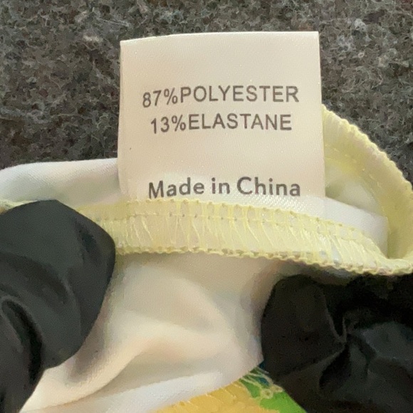 NWT Princess Polly Floral Yellow Mini Dress - Picture 8 of 8